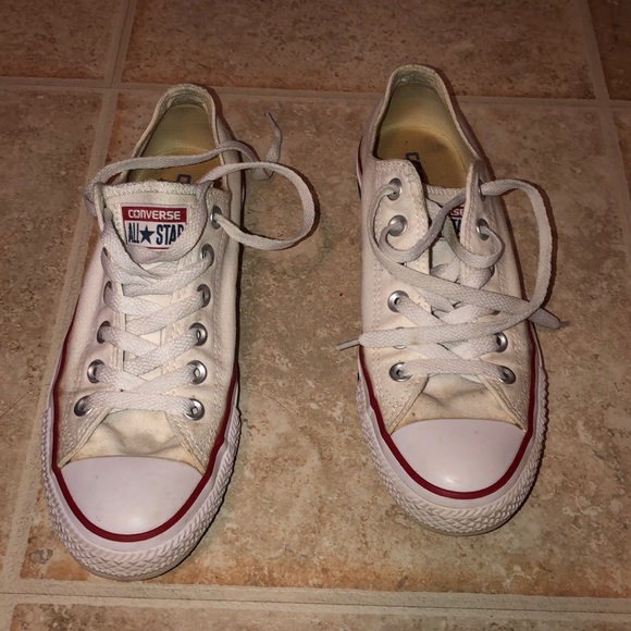 White All Star Converse Unisex - Picture 1 of 7